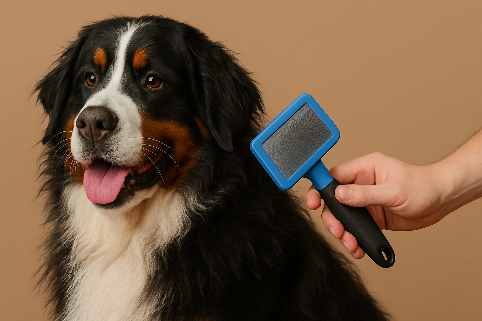 Brosse chien poil long Image