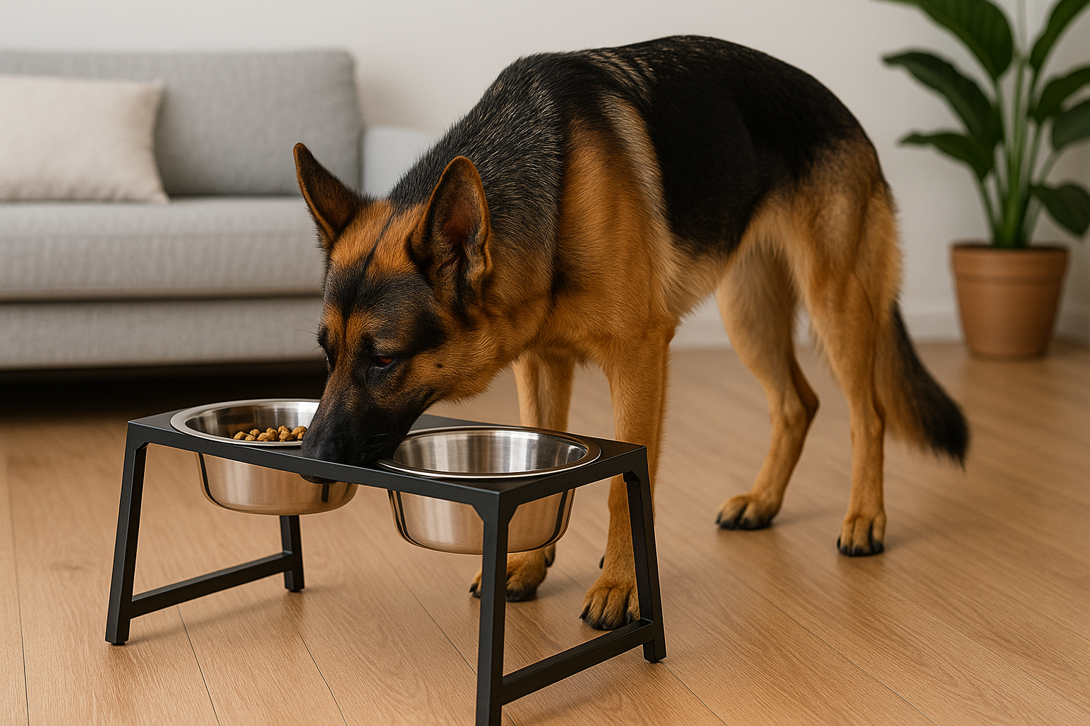 Gamelle en hauteur pour chien Image