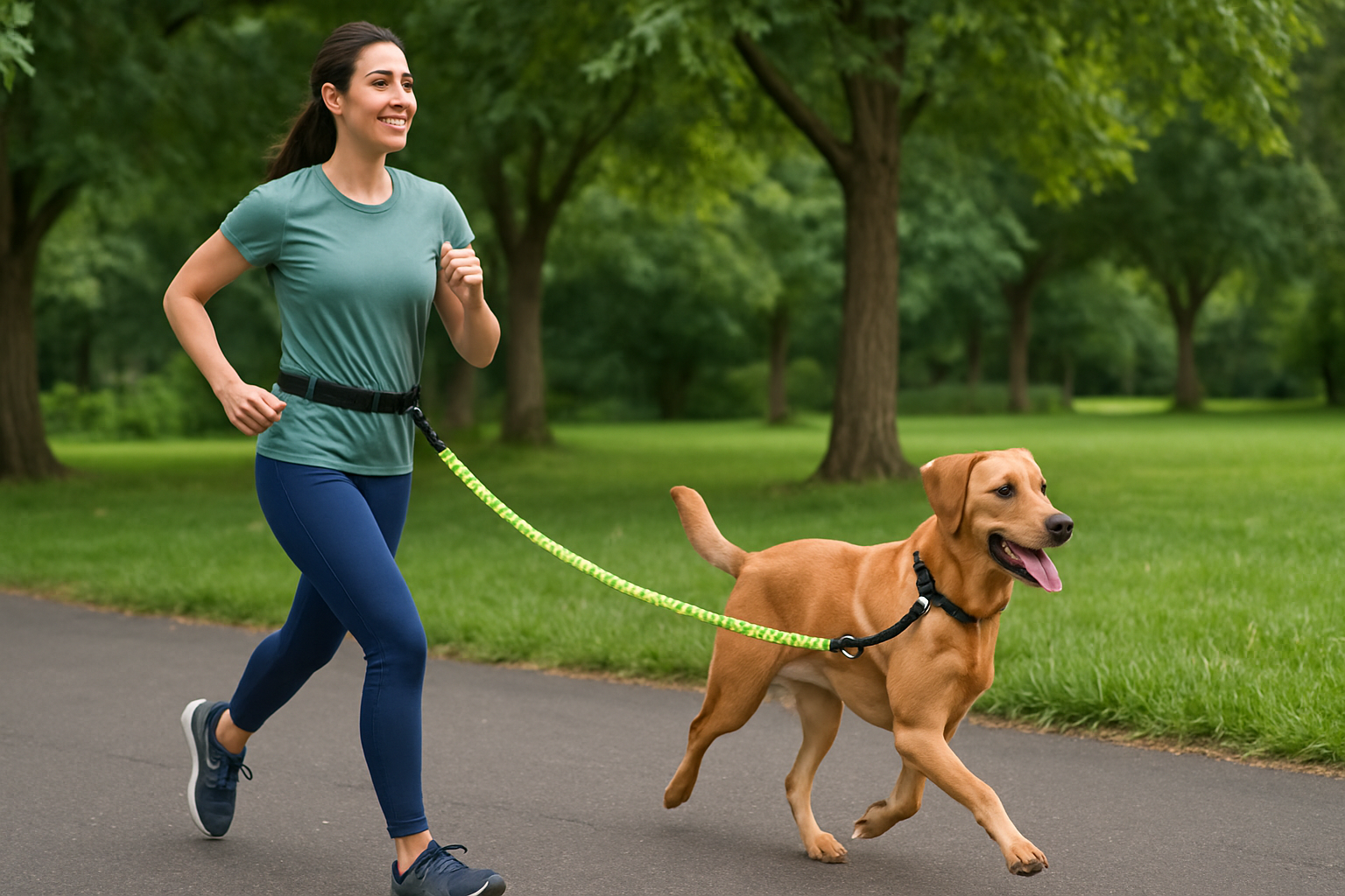 Laisse mains libres pour chiens Image