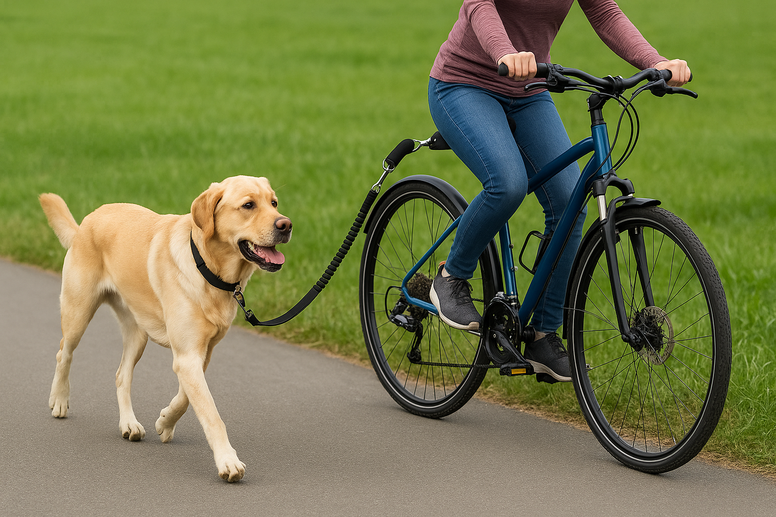 Laisse chien pour Vélo Image