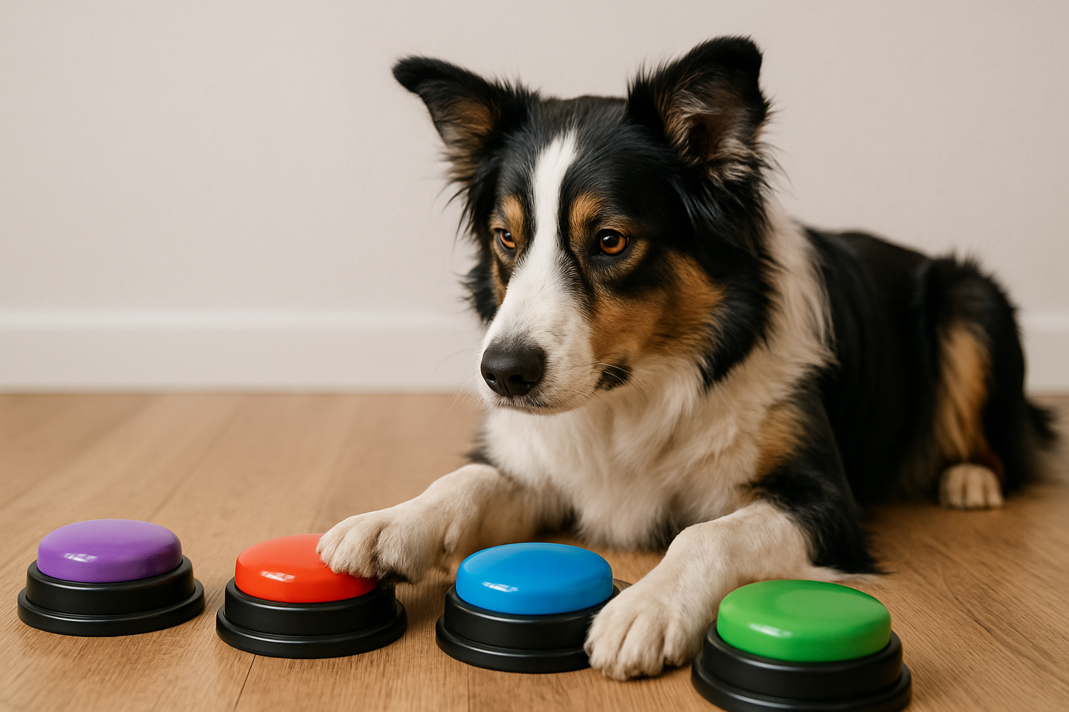 Bouton communication chien Image