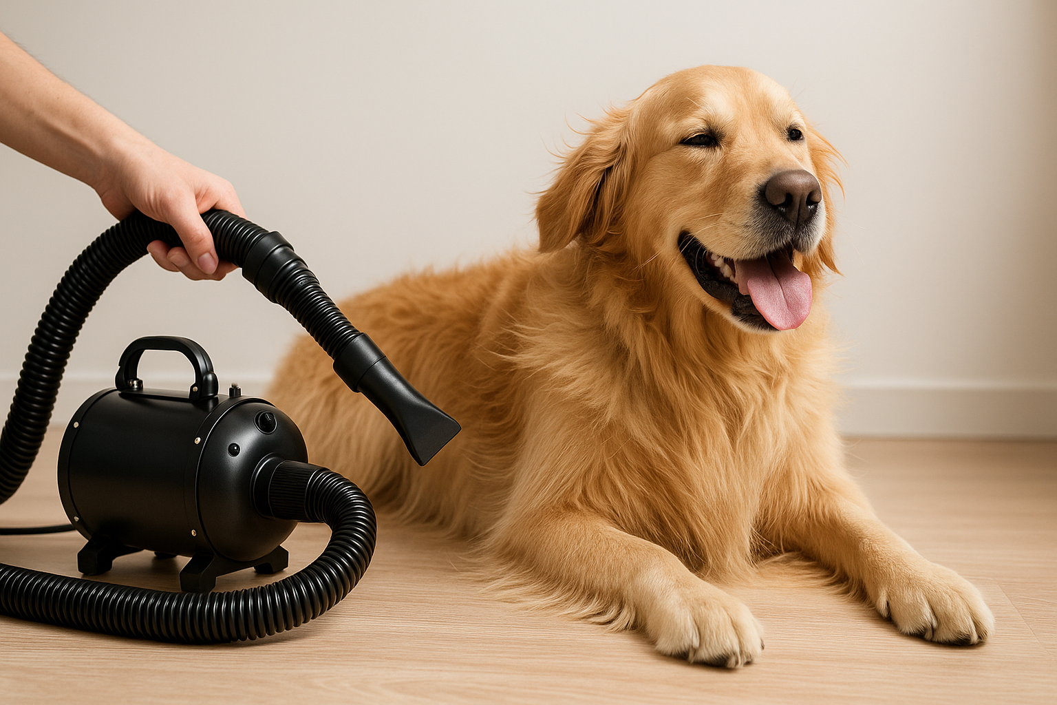 Pulseur pour chien – Séchoir professionnel de toilettage Image